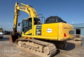 Used Excavator in yard